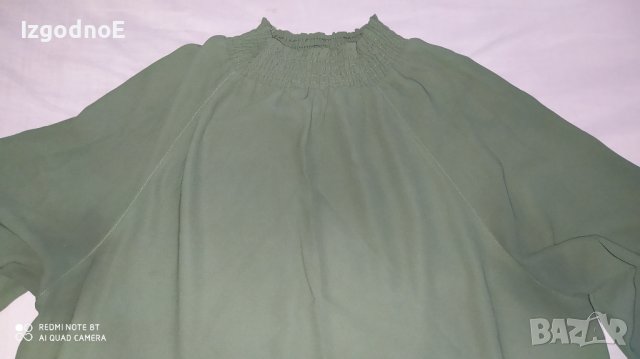 XL-XXL официална блуза, туника зелена, снимка 4 - Туники - 37058789