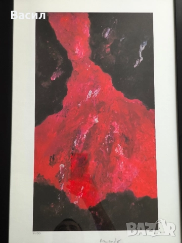 офорт картина, снимка 6 - Картини - 51548091