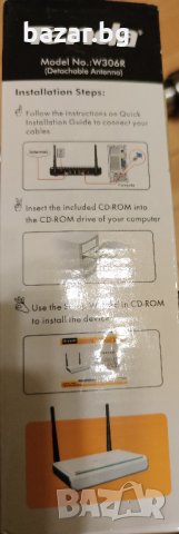 Продавам Wi Fi рутер Tenda W306R , снимка 2 - Рутери - 35007418