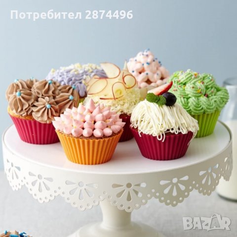 2763 Силиконови форми за кексчета, снимка 10 - Форми - 35345600