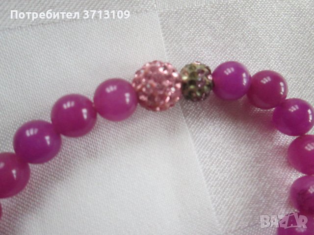 Дамска Гривна ,естествени камъни, снимка 3 - Гривни - 43973058