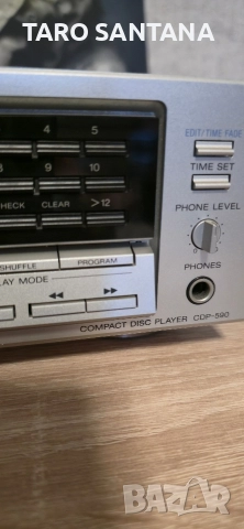SONY CDP 590, снимка 3 - Аудиосистеми - 47281412