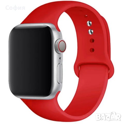 Нови, висококачествени, силиконови каишки за Apple Watch iWatch НАЛИЧНИ!!!, снимка 9 - Смарт гривни - 43764318