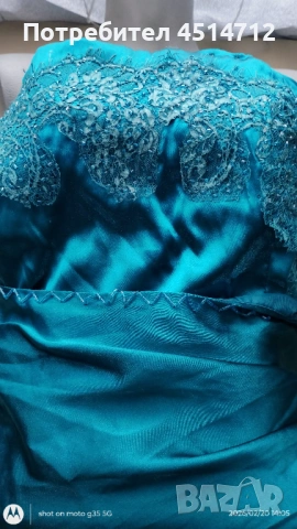 Бутикова рокля ,прелестен уникат , снимка 2 - Рокли - 53561052