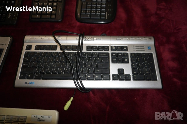 13 Клавиатури Logitech K120/Dell/Fujitsu KB410K/Gembird/Genius/A4Tech за Настолен Компютър , снимка 13 - Клавиатури и мишки - 51955657