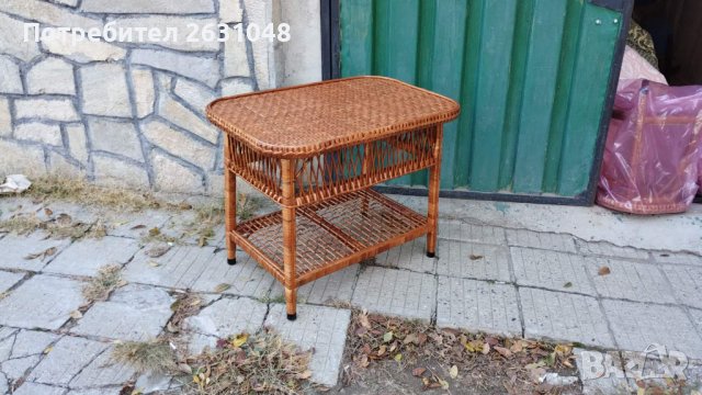 плетена ратанова маса, снимка 7 - Други стоки за дома - 43018997