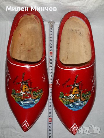 Холандски дървени обувки,  сабо - 2 чифта за 90 лева , снимка 2 - Антикварни и старинни предмети - 39808307