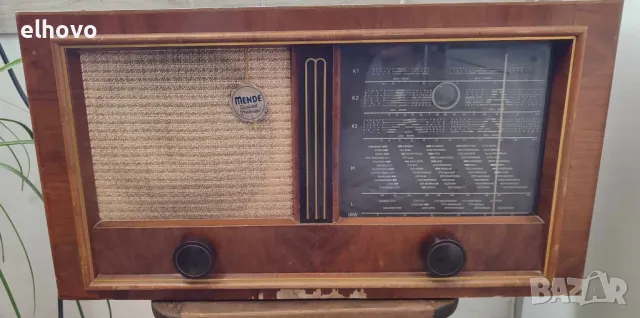 Старо лампово радио Mende Typ 328 W, снимка 3 - Антикварни и старинни предмети - 48893594