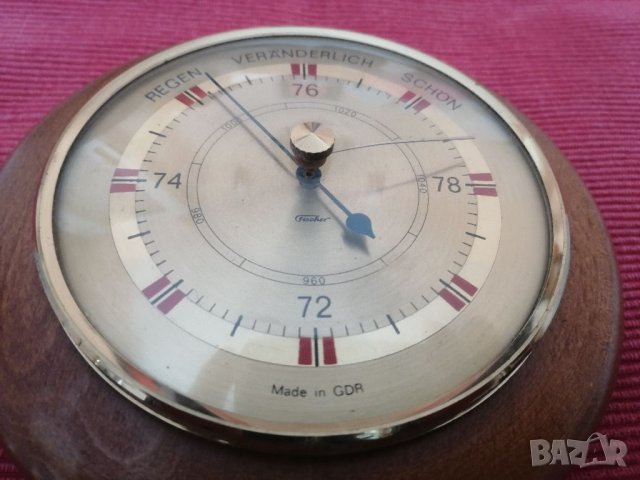 Стар барометър ГДР. , снимка 5 - Колекции - 32358286