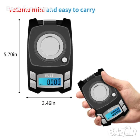 KUBEI USB акумулаторна цифрова везна , снимка 3 - Други инструменти - 49660878