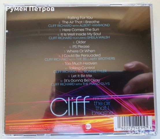 CLIFF RICHARD - New Album 2021 - Music..The Air that i breathe , снимка 2 - CD дискове - 32384860