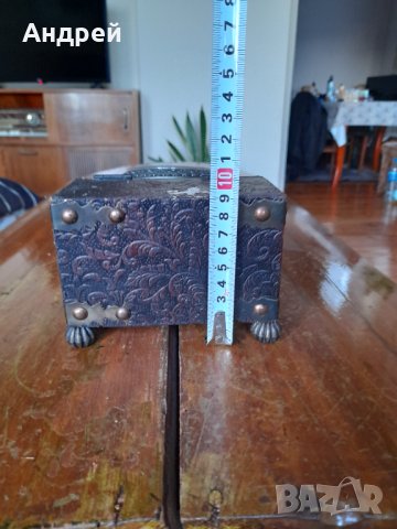 Стара кутия за бижута #7, снимка 4 - Декорация за дома - 43674616