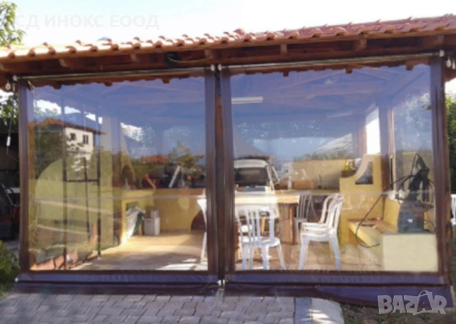 Винил кристал за ветроупорни завеси 500, 800 и 1000 микрона, снимка 5 - Други - 50674593