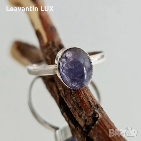 Сребърен комплект с Танзанит , снимка 3 - Бижутерийни комплекти - 52844154