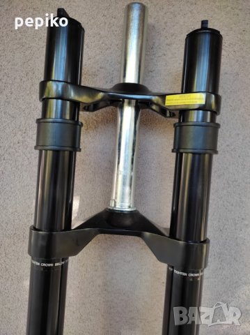 Продавам колела внос от Германия алуминиева магнезиева двукоронна вилка ZOOM 26 цола диск , снимка 6 - Части за велосипеди - 34626708