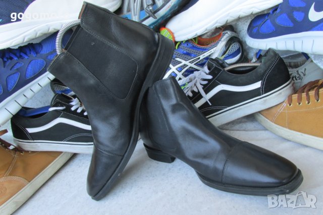 КАТО НОВИ ДЕНДИ бизнес боти MARC® original,100% висококачествена естествена кожа,HAND MADE, 44 - 45, снимка 16 - Мъжки боти - 28548549