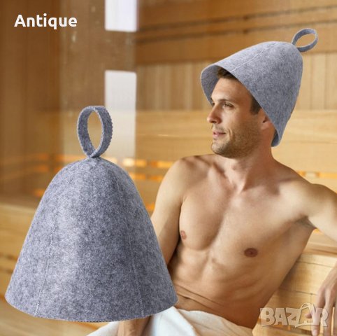 Шапка за сауна и парна баня от 100% вълна