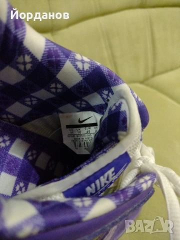 оригинални кецове Nike SB Dunk Purple Lobster , снимка 8 - Кецове - 53521928