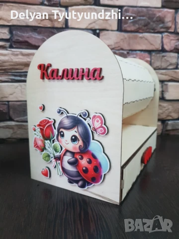  Персонализиран органайзер за диадеми "Ковчеже със съкровища" – Скривалище за аксесоари и тайни! 🎁, снимка 3 - Други стоки за дома - 51217873