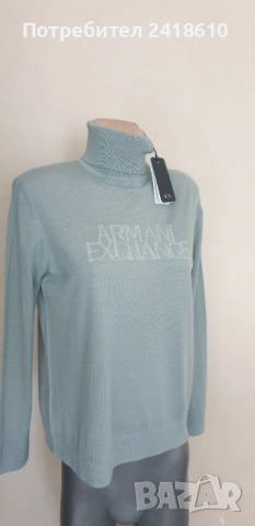 Armani Exchange A/X  Wool   Knit Womens Size XS НОВО! ОРИГИНАЛ! Дамскo Поло , снимка 12 - Блузи с дълъг ръкав и пуловери - 53423976