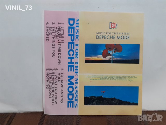  Depeche Mode – Music For The Masses, снимка 3 - Аудио касети - 32296994