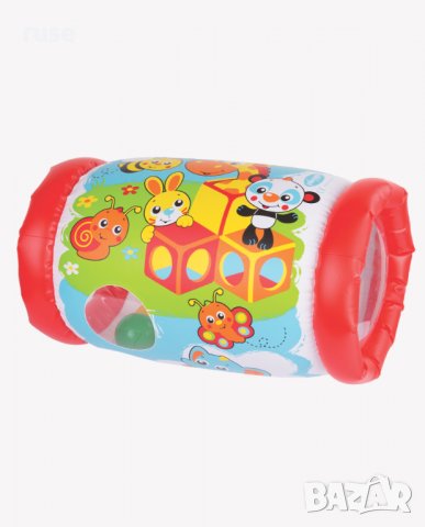 НОВИ! Playgro надуваема играчка Валяк търкало 6+м