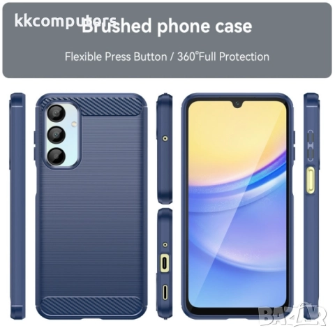 Samsung Galaxy A16 5G / A16 4G Удароустойчив Carbon Fiber Калъф и Протектор, снимка 6 - Калъфи, кейсове - 52238129