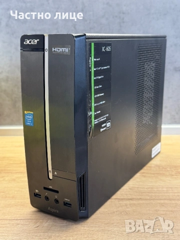 Компютър Acer Aspire XC-605, снимка 2 - Геймърски - 53341885