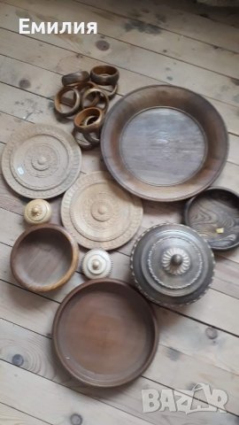 ръчно правени дървени купи и чинии, снимка 2 - Декорация за дома - 43439320