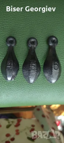 олово за риболов различни тежина виждат се на снимките цена е за брой , снимка 1