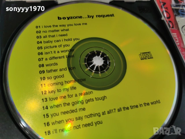 BOYZONE CD 0402261727, снимка 7 - CD дискове - 53356048