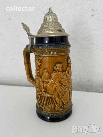 Колекционерска немска халба. №7603, снимка 4 - Антикварни и старинни предмети - 52372013