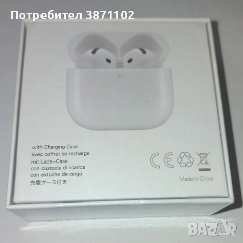  AirPods Pro 4 Bluetooth Слушалки – Безжични, ANC, Wireless Charging, iOS & Android, снимка 2 - Безжични слушалки - 53518478