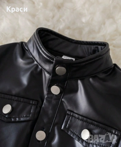 Детско яке от еко кожа , снимка 3 - Детски якета и елеци - 53521819