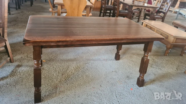 разтегателна маса с резбовани крака , снимка 2 - Маси - 50700851