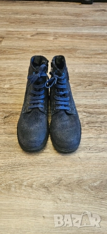 Тъмно сини боти, номер 38, снимка 4 - Дамски боти - 51786554