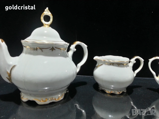 Стар български порцелан чайник заханица латиера , снимка 2 - Антикварни и старинни предмети - 53102974