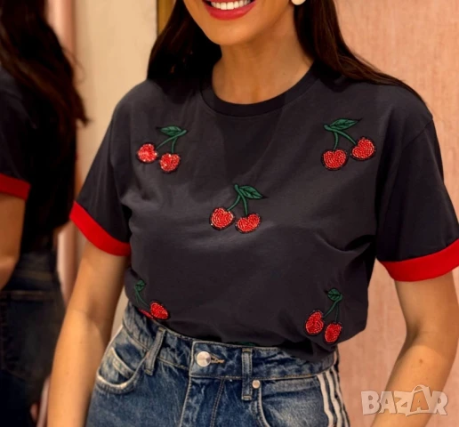 памучни дамски тениски , снимка 8 - Тениски - 50580199