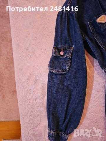 Дамска дънкова рокля , снимка 4 - Рокли - 52599231