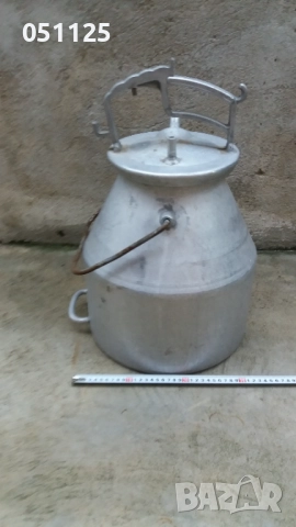 алуминиев гюм за мляко с капак - 20 литра , снимка 5 - Други - 52373228