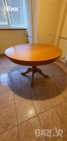 Маса за кухня/трапезария масивно дърво разтегателна, снимка 2 - Маси - 53512211