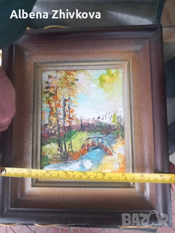 масло на картон, снимка 8 - Картини - 52051471