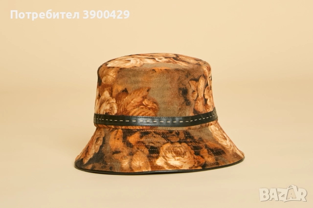 Дамска Кадифена Шапка Candice, снимка 6 - Шапки - 52183834