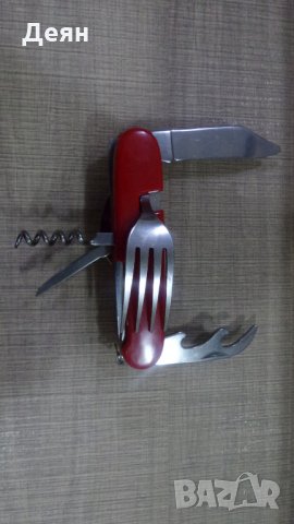 Нож комбиниран с вилица и лъжица, снимка 8 - Ножове - 28789905