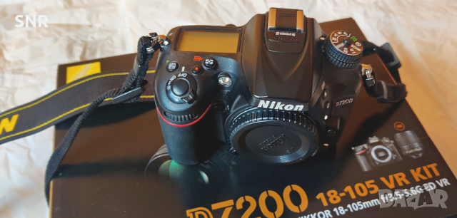 Продавам DSLR фотоапарат Nikon D7200