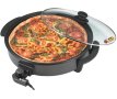 Електрически тиган за пица с подарък чиния за пица, снимка 1 - Съдове за готвене - 43003939