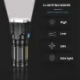 LED акумулаторен фенер и лампа 4 Х LED + COB диоди, снимка 3