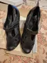 Нови черни полуотворени обувки на платформа, снимка 2