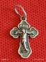 Руски сребърен кръст СПАСИ и СЪХРАНИ много красив 53047, снимка 8