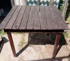 Градинска дървена маса, снимка 1 - Градински мебели, декорация  - 37619661